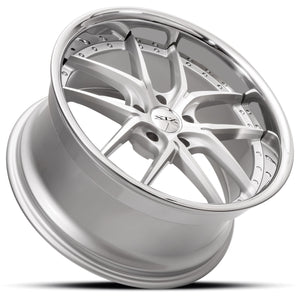 XIX Wheels X61 Silver Machined Stainless Steel Lip
