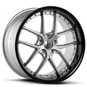 XIX Wheels X61 Silver Gloss Black Lip
