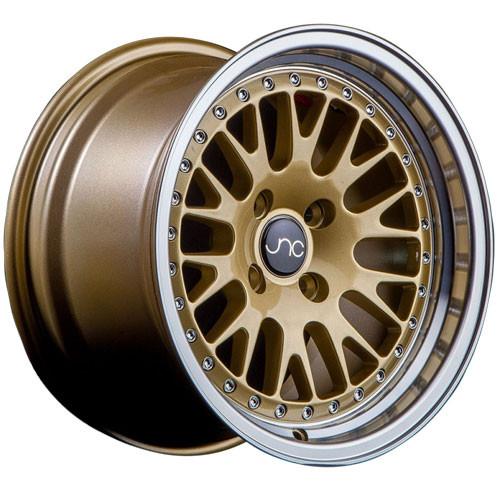 JNC Wheels JNC001 Gold Machined Lip