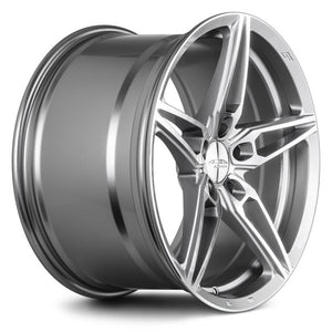Ace Alloy Wheels AFF01 Liquid Silver Machined Face