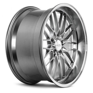 Ace Alloy Wheels AFF04 Liquid Silver With Diamond Cut Lip