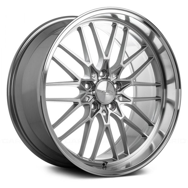 Ace Alloy Wheels AFF04 Liquid Silver With Diamond Cut Lip