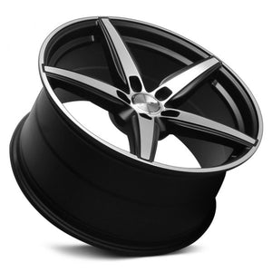 Ace Alloy Wheels Couture Matte Black Machined Face