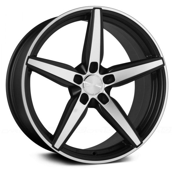 Ace Alloy Wheels Couture Matte Black Machined Face