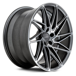 Ace Alloy Wheels Driven Matte Mica Grey Machine Face