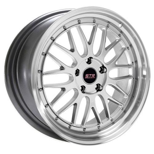 STR Wheels STR601 Hyper Silver Machined Lip