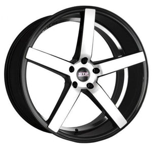 STR Wheels STR607 Black Machined Face