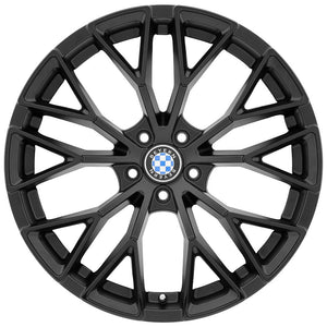 Beyern Wheels Antler Matte Black Gloss Black Face