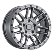 Black Rhino Wheels Arches Matte Brushed Gunmetal Black Lip Edge Black Bolts