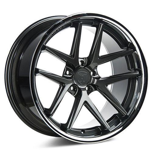 Rohana Wheels RC9 Gloss Graphite Stainless Lip