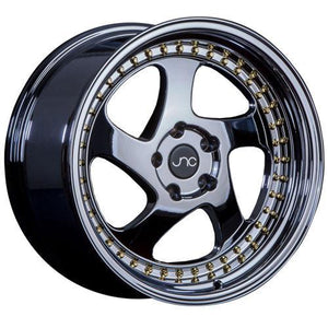 JNC Wheels JNC034 Platinum Gold Rivets