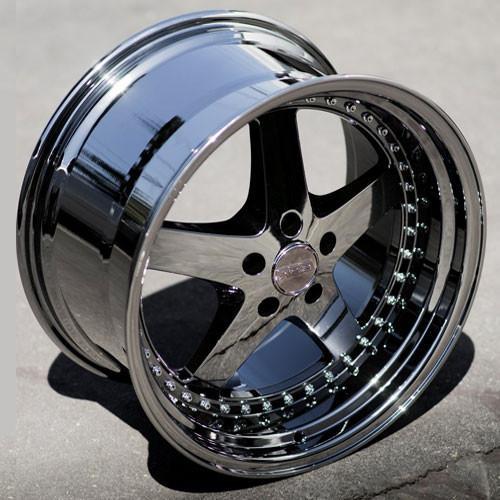 ESR Wheels SR04 Vacuum Black Chrome