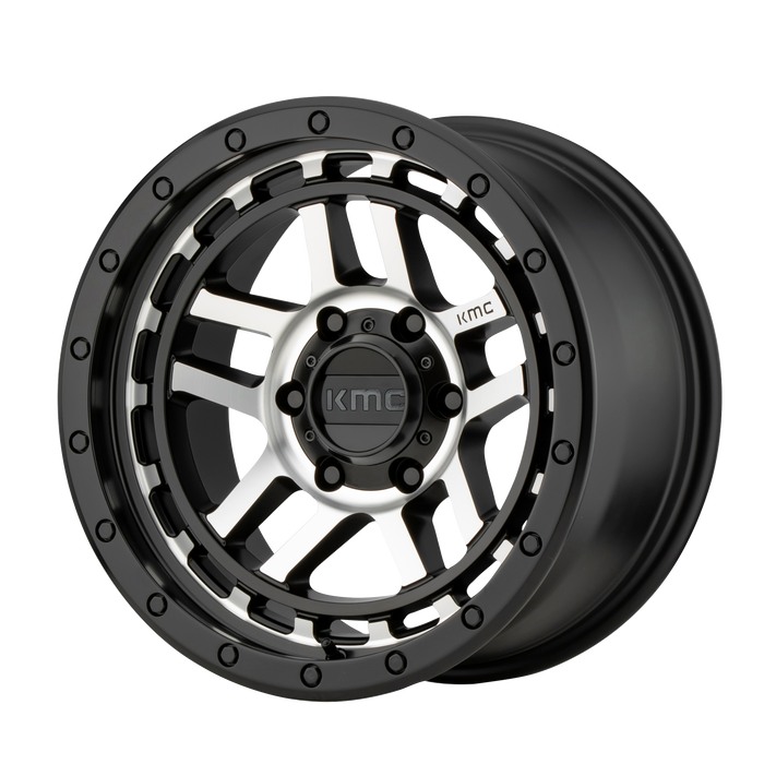 KMC Wheels KM540 Recon Satin Black Machined