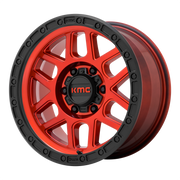 KMC Wheels KM544 Mesa Candy Red With Black Lip