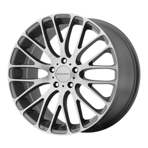 KMC Wheels KM693 Maze Pearl Gray W  Brushed Face