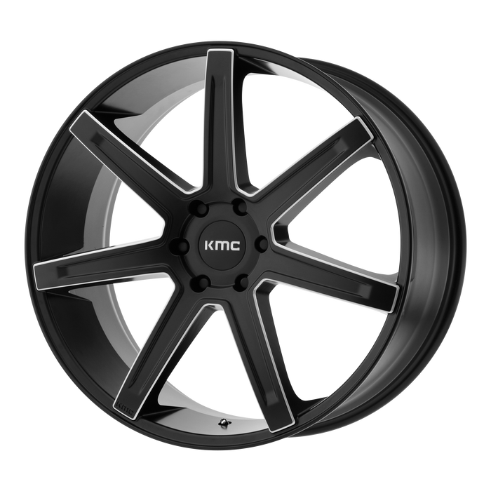 KMC Wheels KM700 Revert Satin Black Milled