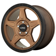 KMC Wheels KM721 Alpine Matte Bronze With Black Lip