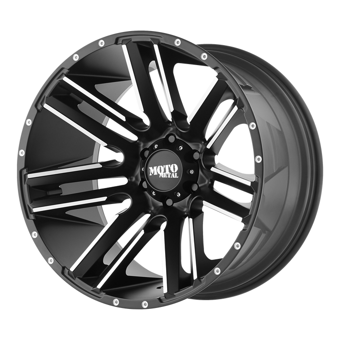 Moto Metal Wheels MO978 Razor Satin Black Machined