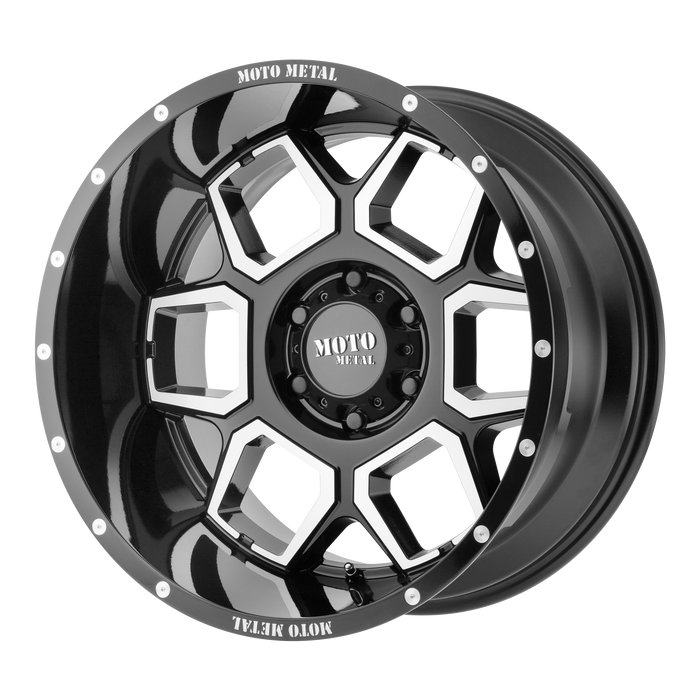 Moto Metal Wheels MO981 Spade Gloss Black Machined