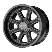 Moto Metal Wheels MO984 Shift Matte Gray Gloss Black Inserts