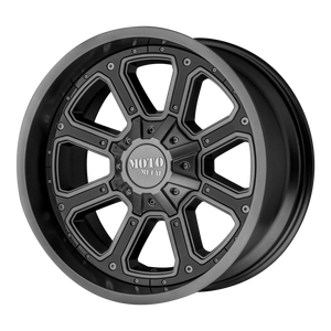 Moto Metal Wheels MO984 Shift Matte Gray Gloss Black Inserts