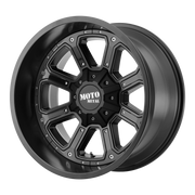 Moto Metal Wheels MO984 Shift Matte Black Gloss Black Inserts