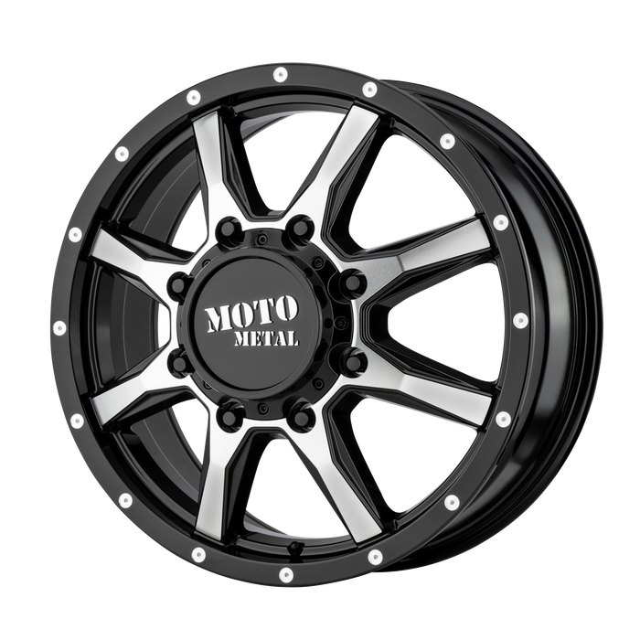 Moto Metal Wheels MO995 Gloss Black Machined - Front