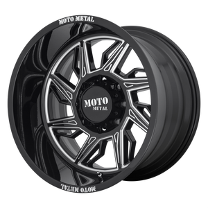 Moto Metal Wheels MO997 Hurricane Gloss Black Milled - Left Directional