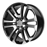 OE Creations Wheels PR158 Gloss Black With Machined Face