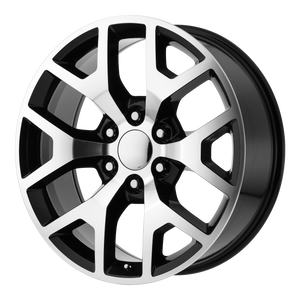 OE Creations Wheels PR169 Gloss Black With Machined Spokes