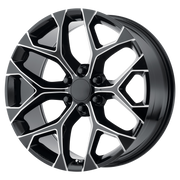 OE Creations Wheels PR176 Gloss Black Milled