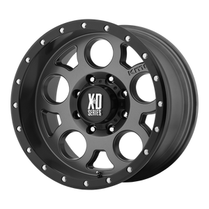 XD Wheels XD126 Enduro Pro Matte Gray Black Reinforcing Ring