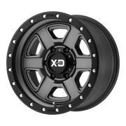 XD Wheels XD133 Fusion Off-road Satin Gray With Satin Black Lip