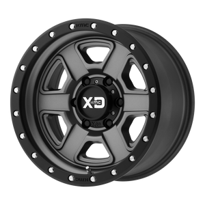 XD Wheels XD133 Fusion Off-road Satin Gray With Satin Black Lip