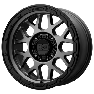 XD Wheels XD135 Grenade Or Matte Gray Matte Black Lip