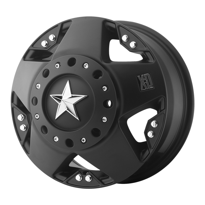 XD Wheels XD775 Rockstar Matte Black - Front