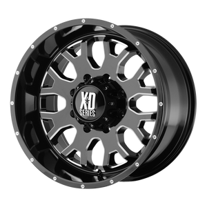 XD Wheels XD808 Menace Gloss Black With Milled Accents
