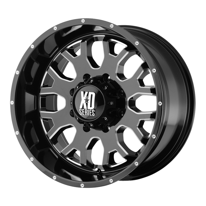 XD Wheels XD808 Menace Gloss Black With Milled Accents