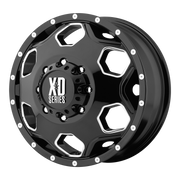XD Wheels XD815 Batallion Gloss Black With Milled Accents
