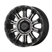 XD Wheels XD829 Hoss II Satin Black Machined Gray Tint