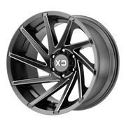 XD Wheels XD834 Cyclone Satin Gray Milled