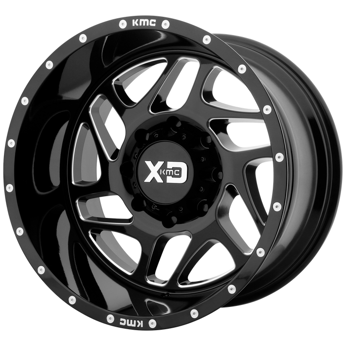 XD Wheels XD836 Fury Gloss Black Milled