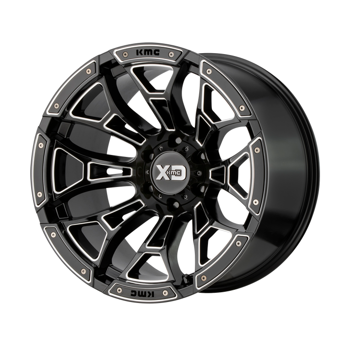 XD Wheels XD841 Boneyard Gloss Black Milled