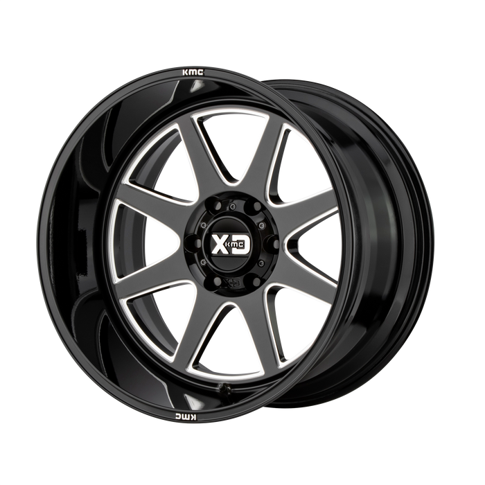 XD Wheels XD844 Pike Gloss Black Milled