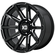 XD Wheels XD847 Outbreak Gloss Black Milled