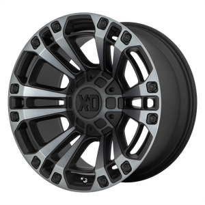 XD Wheels XD851 Monster 3 Satin Black With Gray Tint