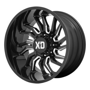 XD Wheels XD858 Tension Gloss Black Milled