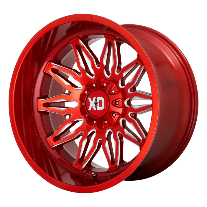 XD Wheels XD859 Gunner Candy Red Milled