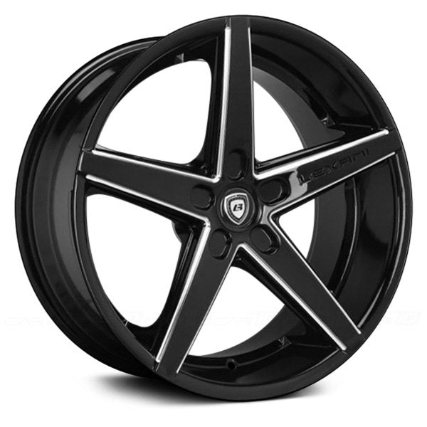 Lexani Wheels R-Four Gloss Black Cnc Grooves – WheelplusUSA