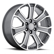 Chevy Wheels RP06 20x9 6x139.7 Gunmetal Machined fit Silverado Tahoe Suburban